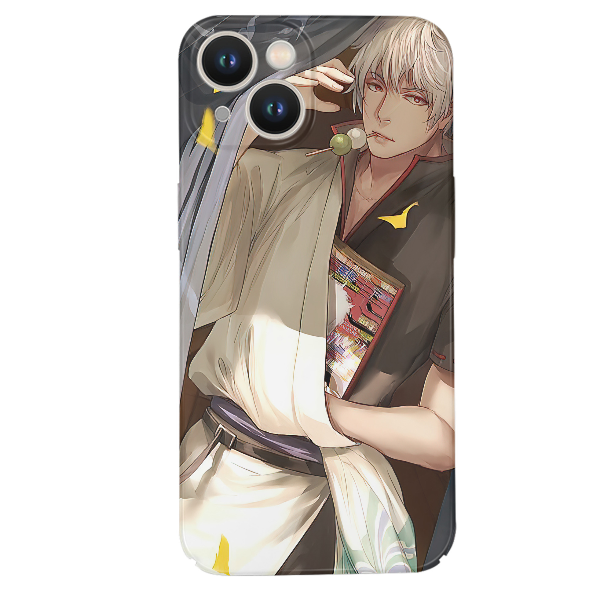 （画像用） ぎんたま 坂田銀時（さかたぎんとき） 神楽 志村新八（しむら しんぱち） GINTAMA Sakata Gintoki Kagura Shimura Shinpachi 【iPhone 14シリーズ対応】ハードケース